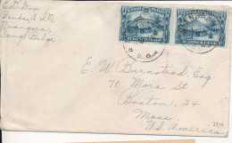 BELGIAN CONGO LETTRE DE NIANGARA 1931 TO USA - Cartas & Documentos