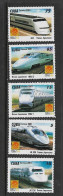 CUBA 2001 TRAINS  YVERT N°3937/3941 NEUF MNH** - Eisenbahnen