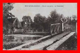 CPA (91) MONTGERON-CROSNES. Moulin De Senlis, La Passerelle. *6137 - Montgeron