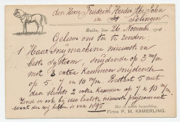 Firma Briefkaart Breda 1900 - Zadelmakerij  - Ohne Zuordnung