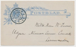 Postblad G. 5 Y Amsterdam - Leeuwarden 1905 - Postal Stationery