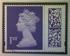 Great Britain, Scott MH501, Used (o), 2022 Machin, Queen Elizabeth II, 1st, Violet - Machin-Ausgaben