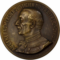 France, Médaille, Au Général Mercier, Justicier Du Traitre Dreyfus, 1906 - Other & Unclassified