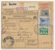 Em. Veth Pakketkaart Haarlem - Joegoslavie 1930 - Ohne Zuordnung