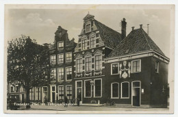 Prentbriefkaart Postkantoor Franeker 1937 - Autres & Non Classés