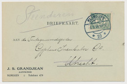 Firma Briefkaart Nijmegen 1914 - Aannemer - Ohne Zuordnung