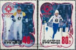 North-Korea 2460-2461 (complete Issue) Unmounted Mint / Never Hinged 1984 Medalists Winter Olympics - Corea Del Nord