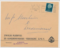 Envelop Zwolle 1961 - Pluimvee - Konijnenfokkers Vereniging - Ohne Zuordnung