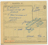 Sneek - IJlst 1960 - Vrachtnota - Zonder Classificatie