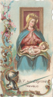 Santino Fustellato Beata Vergine Delle Lacrime - Devotieprenten