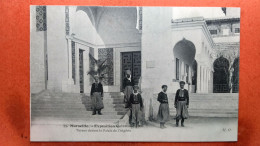 CPA (13) Marseille. Exposition Coloniale.1906. Turcs Devant Le Palais De L'Algérie.  (7A.1216) - Colonial Exhibitions 1906 - 1922