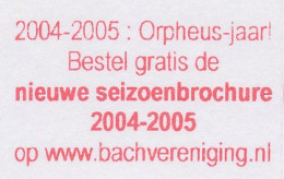 Meter Proof / Test Strip FRAMA Supplier Netherlands Bach Association - 2004-2005 Orpheus Year - New Season Brochure - Muziek