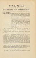 Staatsblad 1921 : Spoorlijn Philippine - Zaamslag Enz. - Historische Dokumente