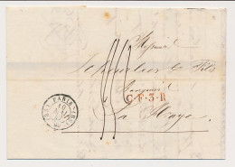 Parijs Frankrijk - Den Haag 1847 - C.F.3.R - ...-1852 Prephilately