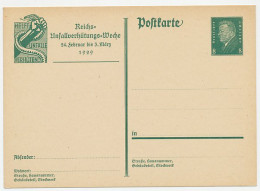 Postal Stationery Germany 1929 Snake - Accident Prevention - Sonstige & Ohne Zuordnung