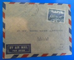 LETTRE   -  MOYEN CONGO  1957 - Storia Postale
