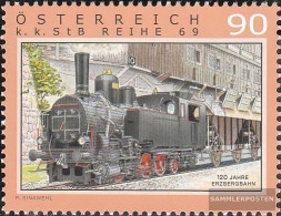 Austria 2955 (complete Issue) Unmounted Mint / Never Hinged 2011 Railway - Nuevos