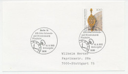 Cover / Postmark Germany 1992 Watch - Clock - Clocks