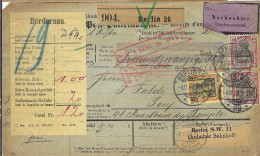 ALLEMAGNE Ca.1904: Bulletin D'Expédition CR De Berlin Pour Genève (Suisse) - Cartas & Documentos