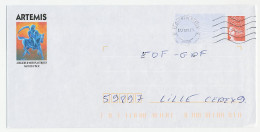 Postal Stationery / PAP France 2001 Artemis - Diana- Hunt - Mitología