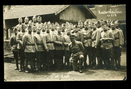 Carte Photo Militaire Soldats Français Du 121eme Regiment Kaiserlautern 1928 ( Format 9cm X 14cm ) - Regimientos