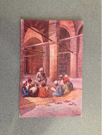 A. Benzaquen Tanger, Maroc - Maitre Avec Des Enfants Carte Postale Postcard - Otros & Sin Clasificación