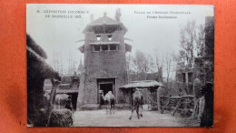 CPA (13) Marseille. Exposition Coloniale.1922. Palais De L'Afrique Occidentale. Ferme Soudanaise  (7A.1218) - Exposiciones Coloniales 1906 - 1922