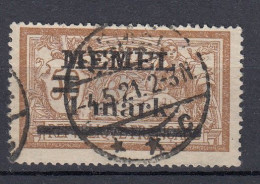 MEMEL 1920 Used(o) Mi 26 #MM13 - Memelland 1923