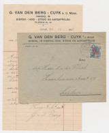 Envelop / Brief Cuyk 1923 - Eieren - Hooi - Stroo - Aardappelen - Ohne Zuordnung