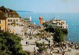 73797599 Ueberlingen Bodensee Landungsplatz Faehre Uferpromenade Ueberlingen Bod - Ueberlingen