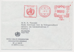 Meter Cover Switzerland 1976 United Nations - WHO - World Health Organization - VN