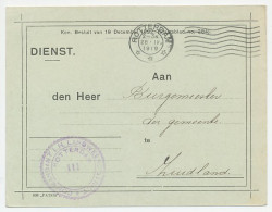 Dienst Rotterdam - Zuidland 1919 - Commandant Landweer - Ohne Zuordnung