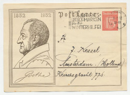 Postal Stationery Germany 1932 Johann Wolfgang - Goethe - Writer - Schrijvers