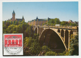 Maximum Card Belgium 1984 Bridge - Europa - Bruggen