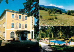 73797584 St Anton Jessnitz Hotel Restaurant Winterbach Swimming Pool Landschafts - Andere & Zonder Classificatie