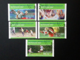 DEUTSCHLAND MI-NR. 2324-2328 GESTEMPELT(USED) SPORTHILFE 2003 FUSSBALL WM 2006 - Gebraucht