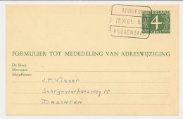 Treinblokstempel : Arnhem - Roosendaal III 1961 - Zonder Classificatie