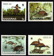 Bahamas 672-675 Postfrisch Enten, Vögel #NF559 - Bahama's (1973-...)