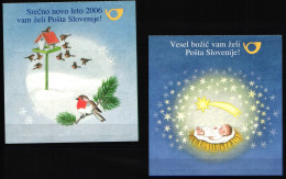 Slowenien MH 0-29-30 Mit 566-565 Postfrisch Weihnachten #NF541 - Slovenia