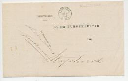 Naamstempel Hellendoorn 1884 - Lettres & Documents