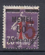 MEMEL 1921 Used(o) Mi 48 #MM16 - Memel (Klaipeda) 1923