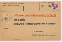 Spoorweg Poststuk Haarlem - Rotterdam 1942 - Zonder Classificatie