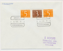 Treinblokstempel : Arnhem - Roosendaal III 1968 - Zonder Classificatie