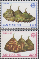 San Marino 1131-1132 (complete Issue) Unmounted Mint / Never Hinged 1977 Europe -Landscapes - Nuevos