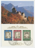 Maximum Card Liechtenstein 1988 Royal House Liechtenstein - Royalties, Royals