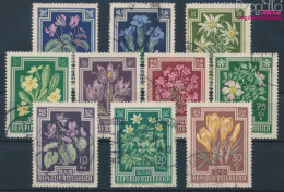 Österreich 868-877 (kompl.Ausg.) Gestempelt 1948 Einheimische Blumen Tuberkulosehilf (10404690 - Gebraucht