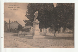 CP 08 FRANCHEVAL Monument Aux Morts - Sonstige & Ohne Zuordnung