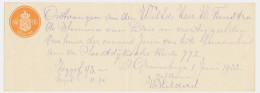 Fiscaal Droogstempel 10 C. S GR. 1931 - Den Haag 1932 - Steuermarken