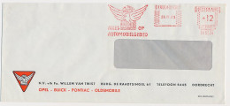 Meter Cover Netherlands 1963 Pegasus - Flying Horse - Dordrecht - Mitologia