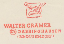 Meter Cut Germany 1954 Quill Pen - Non Classés